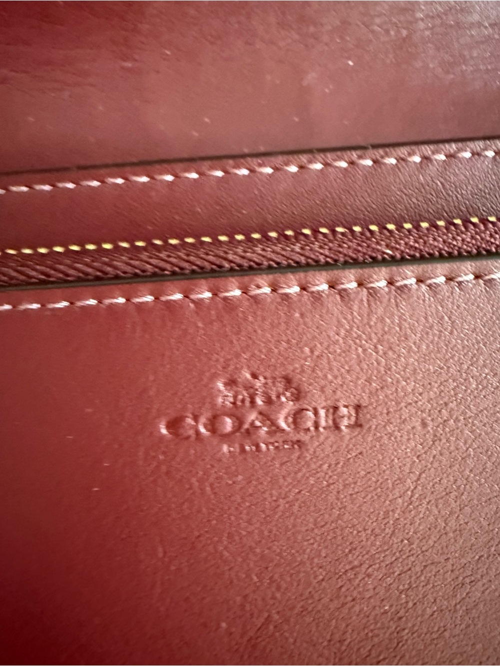 Coach Quilted Rainbow Gradient Leather Crossbody Anna Foldover - Picture 5 of 7